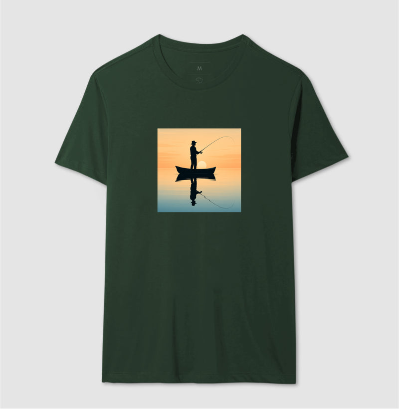 Camiseta Pôr do Sol do Pescador – JáFisgou