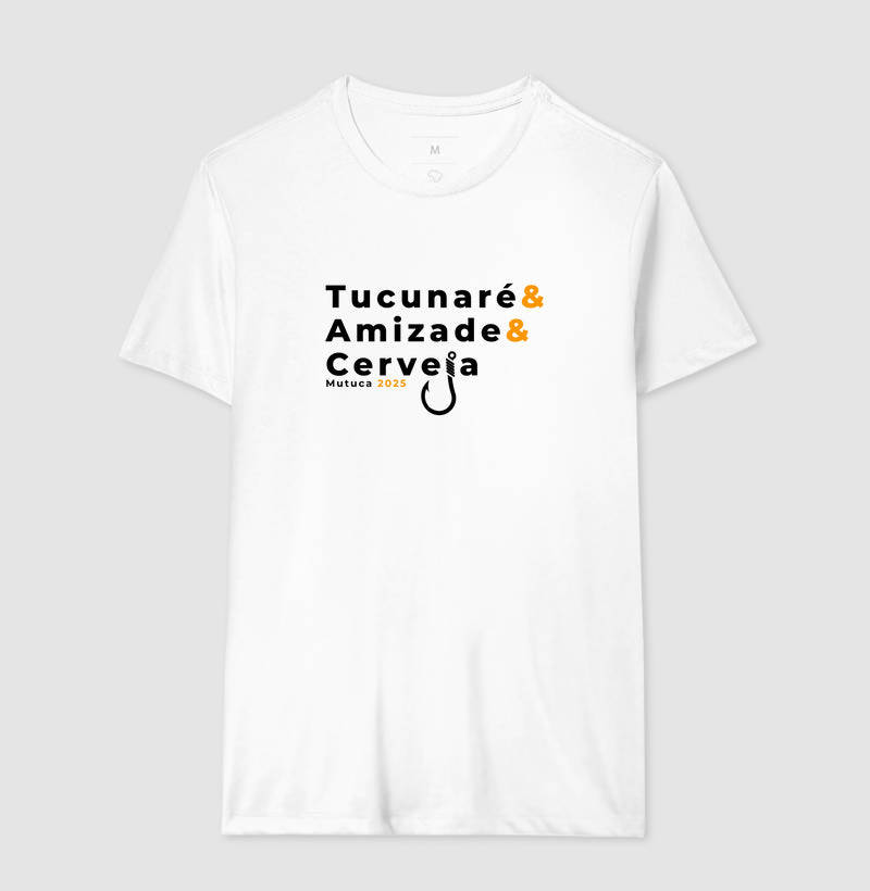 Camiseta MUTUCA 2025 - Tucunare Amizade e Cerveja