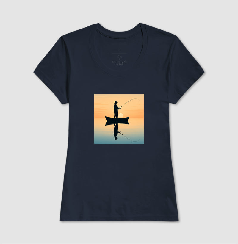 Camiseta Pôr do Sol do Pescador – JáFisgou