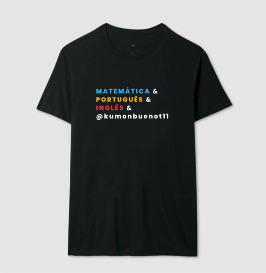 Camiseta KumonBuenoT11 - Preta