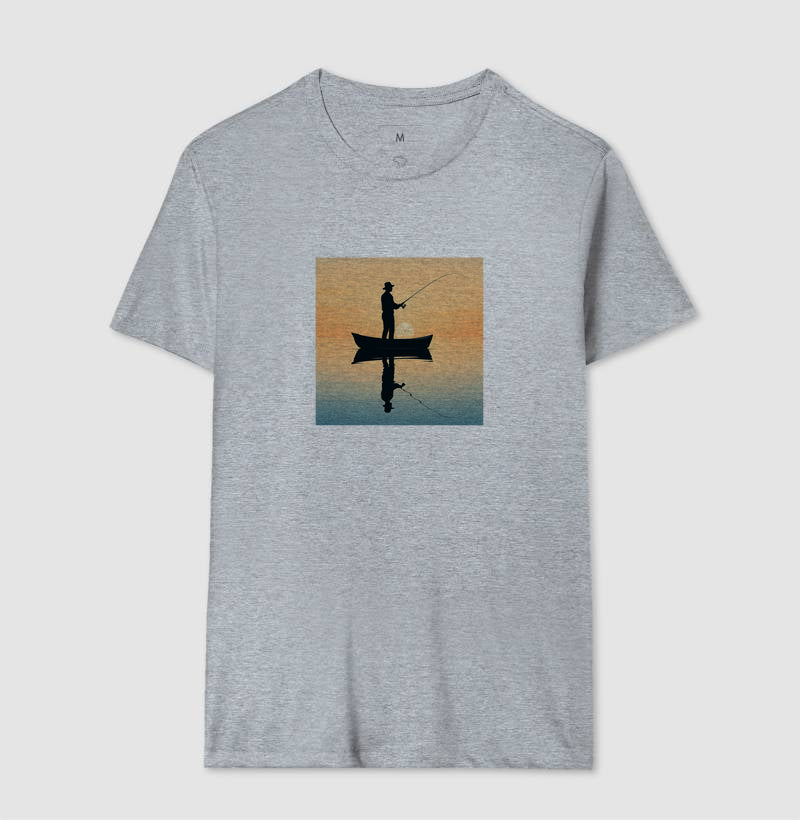 Camiseta Pôr do Sol do Pescador – JáFisgou