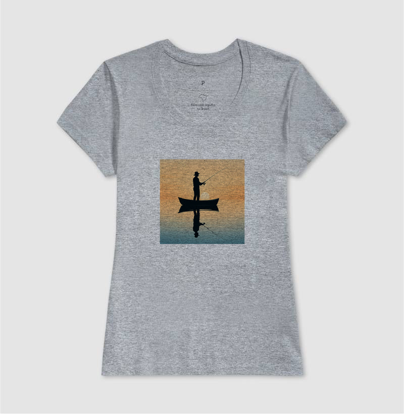 Camiseta Pôr do Sol do Pescador – JáFisgou