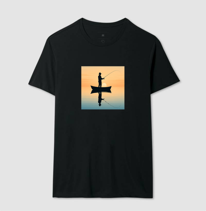 Camiseta Pôr do Sol do Pescador – JáFisgou