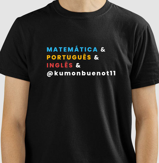 Camiseta KumonBuenoT11 - Preta