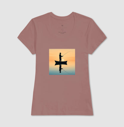 Camiseta Pôr do Sol do Pescador – JáFisgou