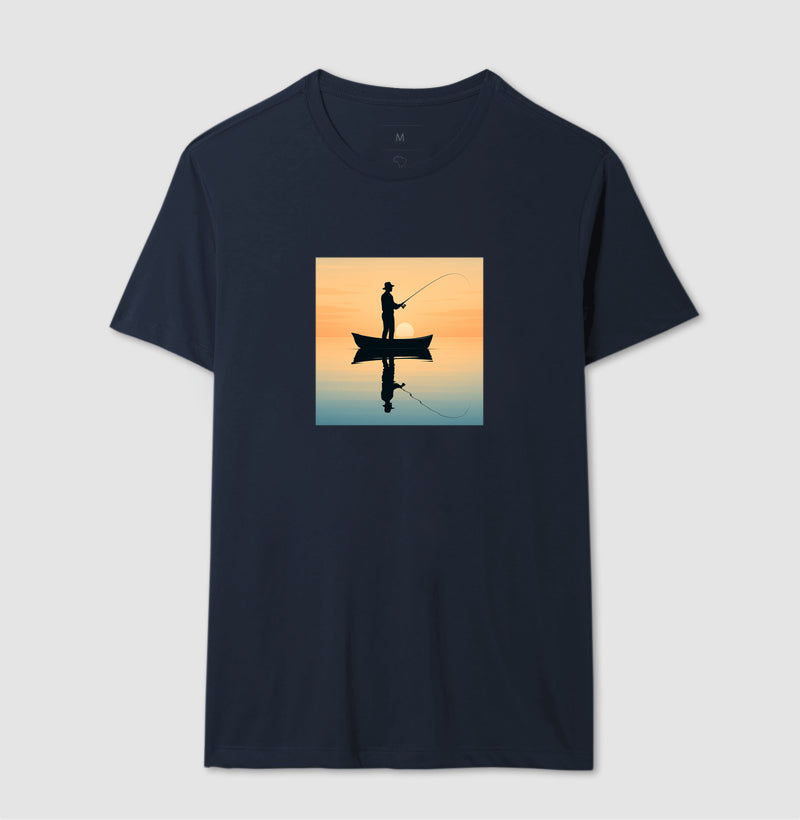 Camiseta Pôr do Sol do Pescador – JáFisgou