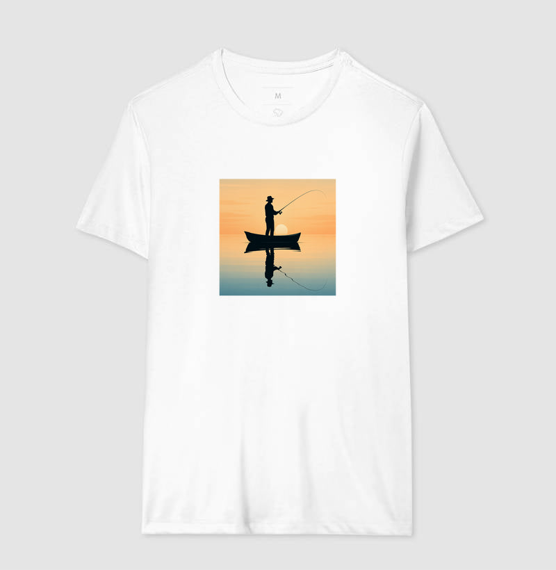 Camiseta Pôr do Sol do Pescador – JáFisgou