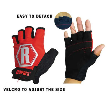 RAPALA Fishing gloves TACTICAL CASTING gloves for fishing glove High-quality Comfort fabrics Anti-Slip Fishing fingerless gloves