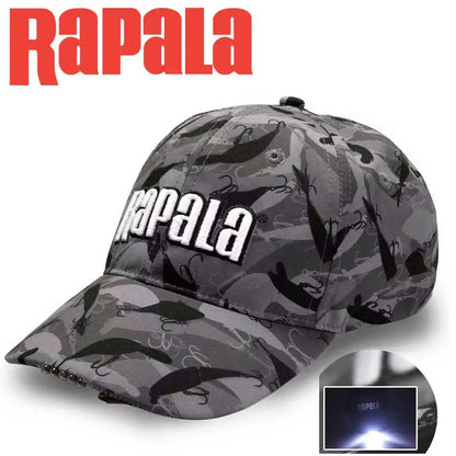 RAPALA Fishing Hat fishing cap Breathable /led hat/Outdoor Sports Visor Baseball Golf Cap Adjustable Summer Hat Fishing Tackle