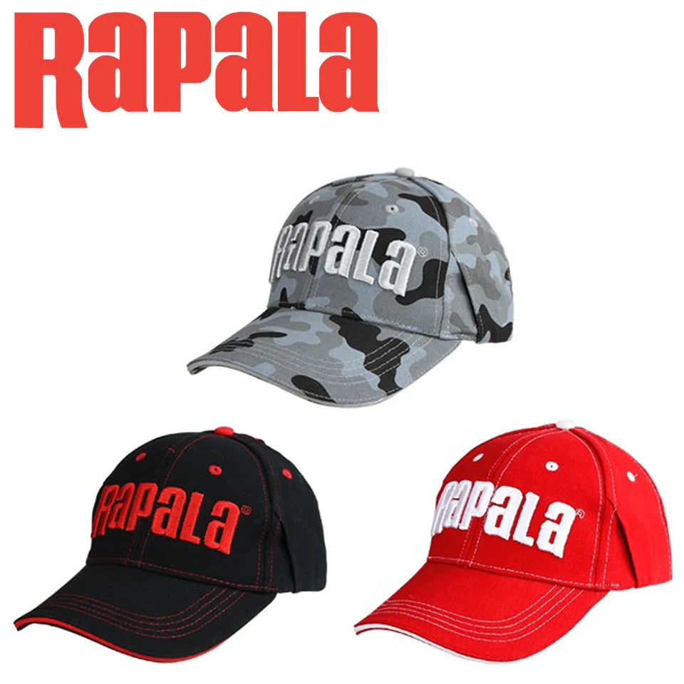 RAPALA Fishing Hat fishing cap Breathable /led hat/Outdoor Sports Visor Baseball Golf Cap Adjustable Summer Hat Fishing Tackle