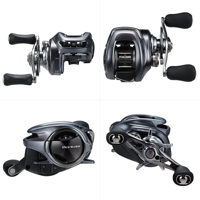 Original SHIMANO Bantam HG XG 8+1BB Gear Ratio6.2-8:1 Right Left Hand MGL Spool Low Profile Baitcasting Fishing Reel