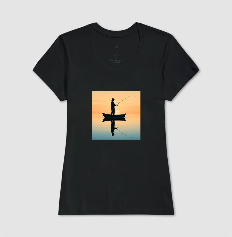Camiseta Pôr do Sol do Pescador – JáFisgou