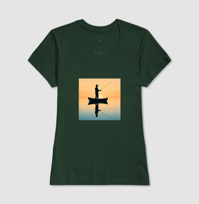 Camiseta Pôr do Sol do Pescador – JáFisgou